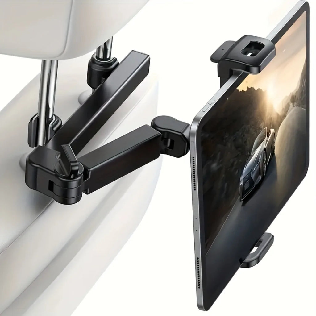 Car Tablet Holder for Backseat Travel | Fits iPad & Tablets 4.7”–12.9”